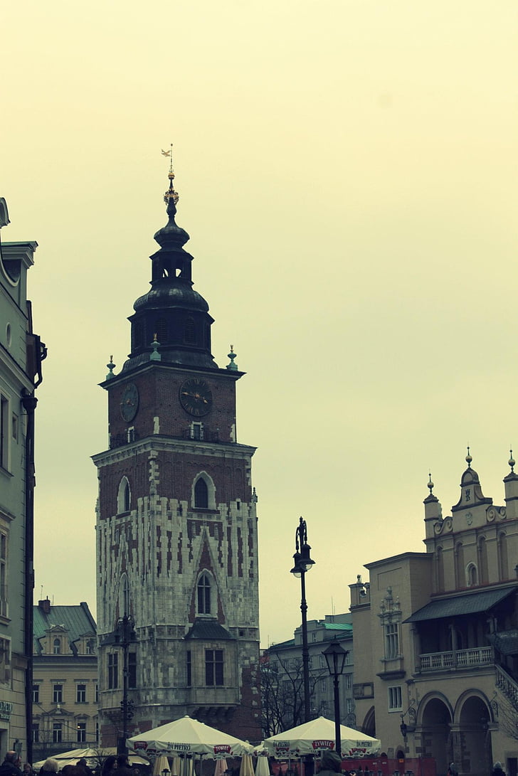 Kraków, oldtown, Krakovas, Eiropa, ēka, Polija, arhitektūra