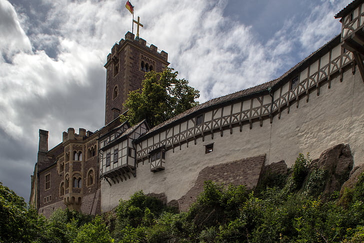 Thuringia Jerman, Eisenach, Castle, benteng Wartburg, warisan budaya, warisan dunia