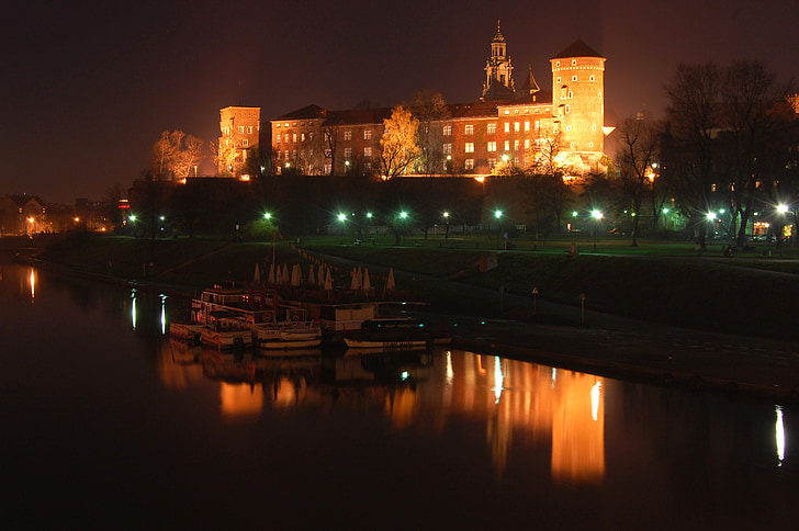 Wawel, Cracòvia, Castell, Monument, Polònia, arquitectura, casc antic
