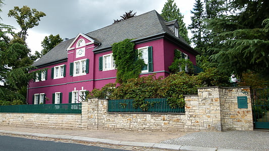 augustusweg, Radebeul, património cultural, Monumento, casa, parte dianteira, exterior