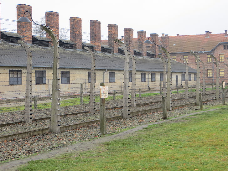 Auschwitz, tábor, Lengyelország, koncentráció, Birkenau, emlékmű