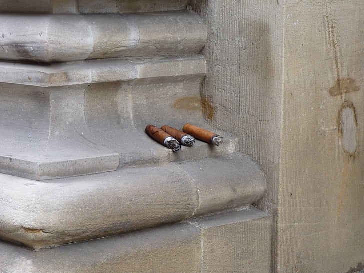 cigars, smoking, ledge, architecture, home, corner, building
