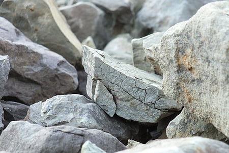 sten, granitsten, kolde, Ice, smykker, Rock - objekt, natur