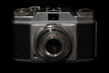 camera, oude, analoge, meetzoeker camera, fotocamera, Agfa, collectie