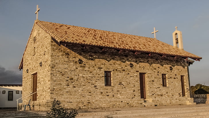 Cypern, Ayia napa, Ayios arsenios paisios, kyrkan, ortodoxa, religion, arkitektur
