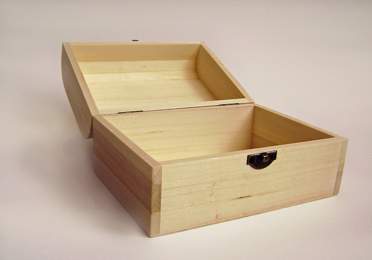 Box, trä låda, Kista