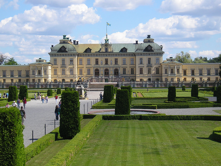 Drottningholm palace, a Residence, királyi család, monarchia, Svédország, építészet, Stockholm