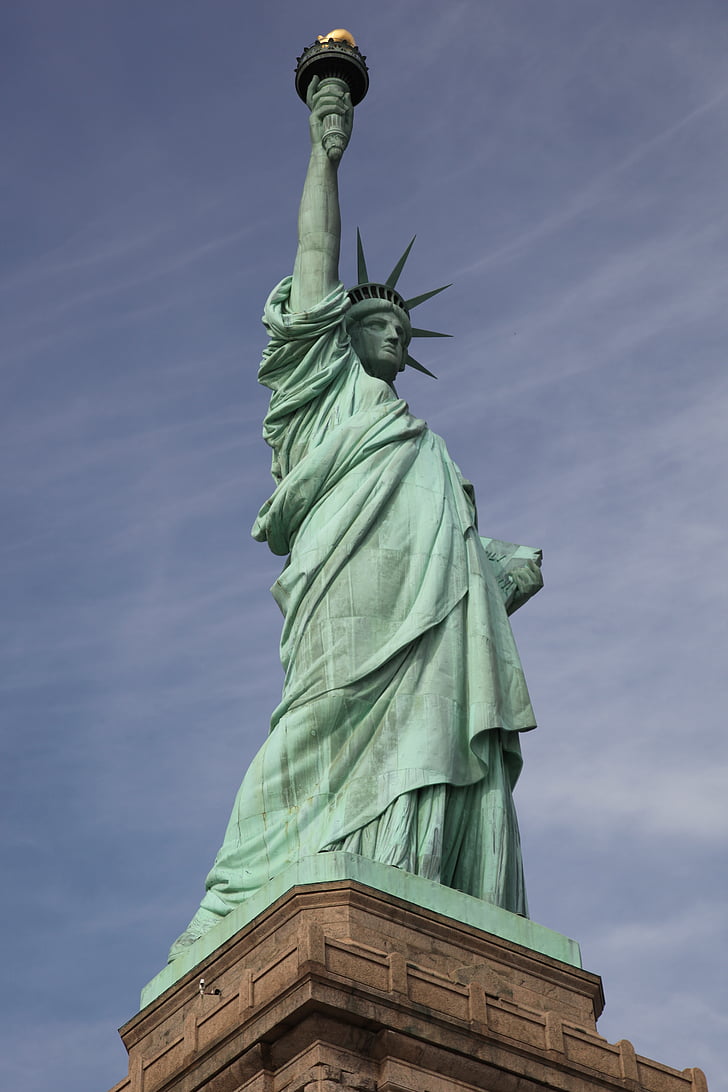 storia, Lady liberty, Monumento, New york, Statua, Statua della libertà, New york city
