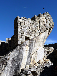 Templo de, Inca, Perú, Machu picchu