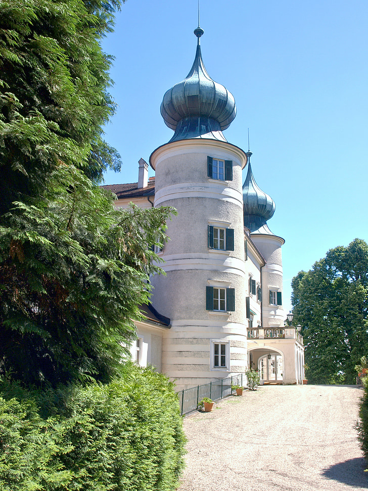 Artstetten-pöbring, Castle, Palace, épület, történelmi, monumentális, örökség