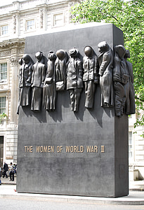 memorial, women, whitehall, london, ww2, wwii, world war 2