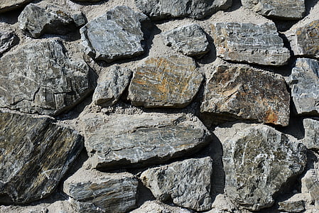 đá, bức tường đá, nền tảng, bức tường, xây dựng, nguồn gốc, Mô hình