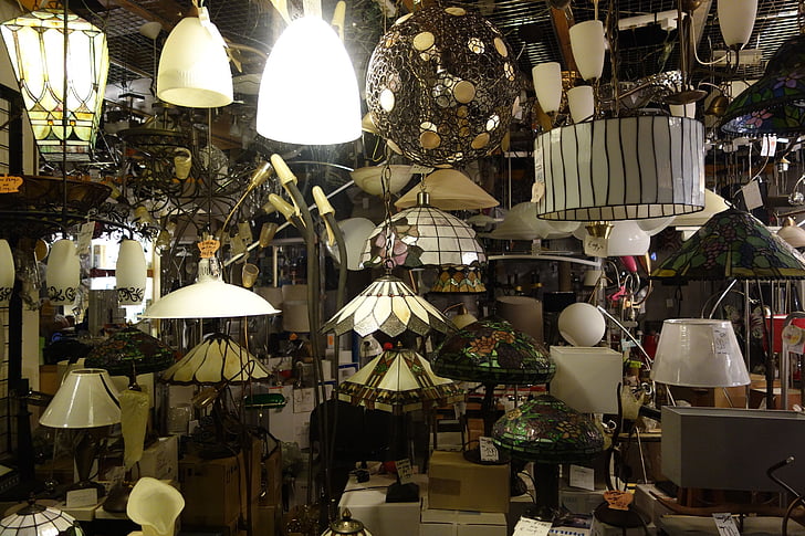 cửa hàng, giới thiệu, đèn, Haarlem, Hà Lan, bóng đèn