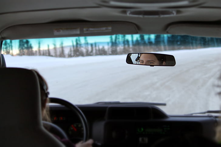 Van, auto, Tour, giid, Alaska, talvel, sõiduki