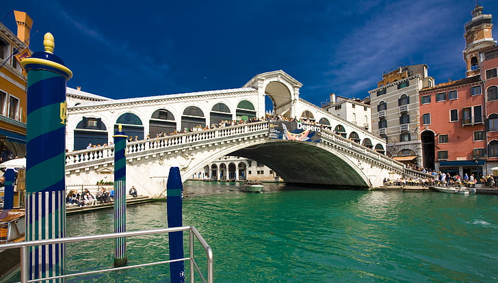 Italia, Venesia, Jembatan Rialto