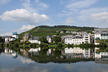 Traben-trarbach, Đức, Mosel, Moselle, sông, du lịch, làng