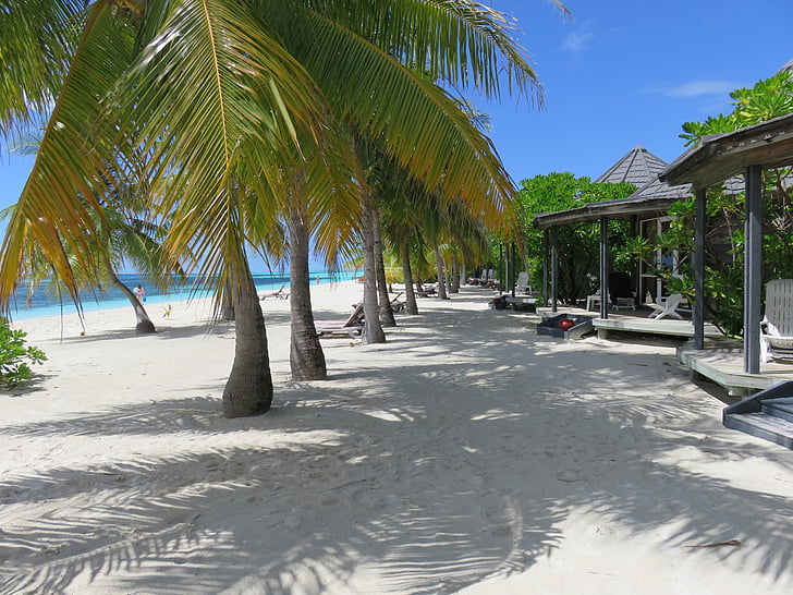Maldives, Kuredu, Oceano Índico, Verão, férias, praia, sol