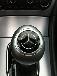 Mercedes, logo, Automatique, Gear