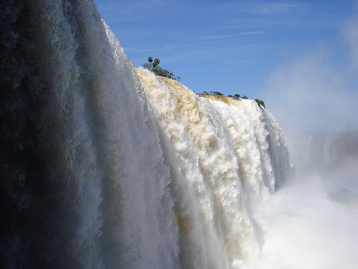 vand, vandfald, grå stær, natur, mundingen af iguassu, Niagara falls, floden