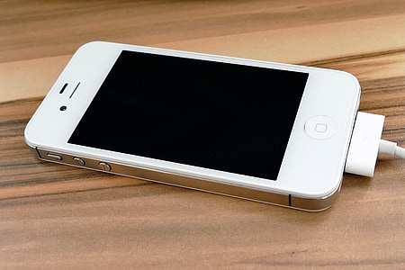iphone, 4s, 屏幕, 移动, 技术, 手机, 电子