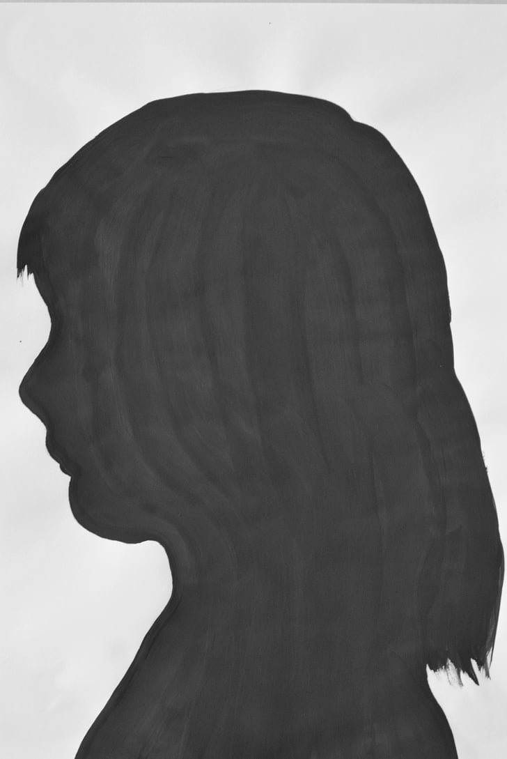 drawing, child, shadow