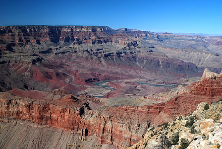 Grand canyon, reka Kolorado, National park, Canyon, Colorado, reka, Arizona