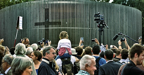 Bernauer straße, construção do muro de, 13 agosto 1961, 13 de agosto de 2011, Berlim, serviço memorial, transformar