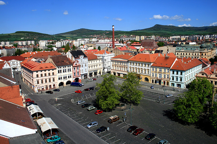 Litomerice, República Txeca, ciutat, veure, edificis