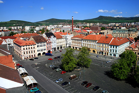 Litomerice, Republik Ceko, Kota, pemandangan, bangunan