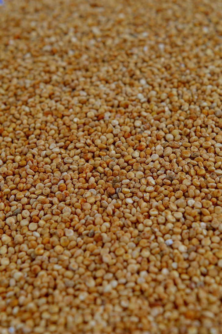 quinoa, un munt, cereals, gra, aliments, ingredient, fibra