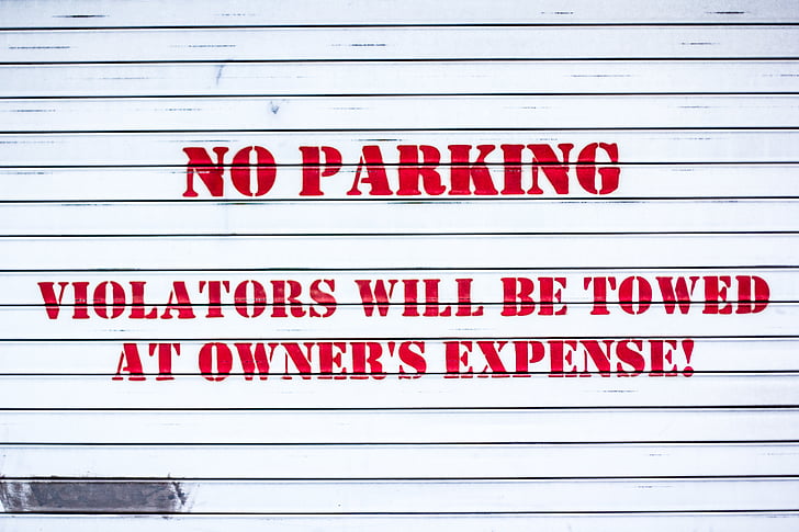 parking, violators, will, towed, owners, expenses, signboard