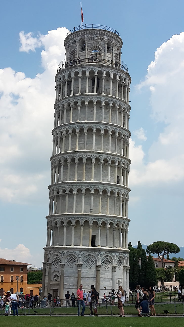 Pisa, Kalteva torni, Italia, arkkitehtuuri