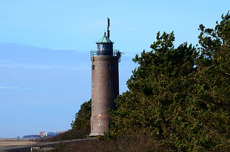 Lighthouse, Nordsøen, Vadehavet, Nordfrisland, watt, World heritage havet, national park