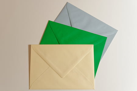 lletres, sobres, correu, document, missatge