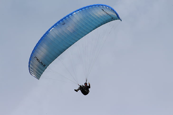 paragliding, glider, sport, extreme Sports, flying, parachuting, action