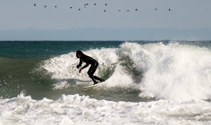 surfer, σανίδα του σερφ, surf, σέρφινγκ, ελεύθερου χρόνου, δεξιοτήτων, παραλία