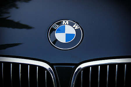 BMW, bil, bilmærke, BMW emblem, frontal