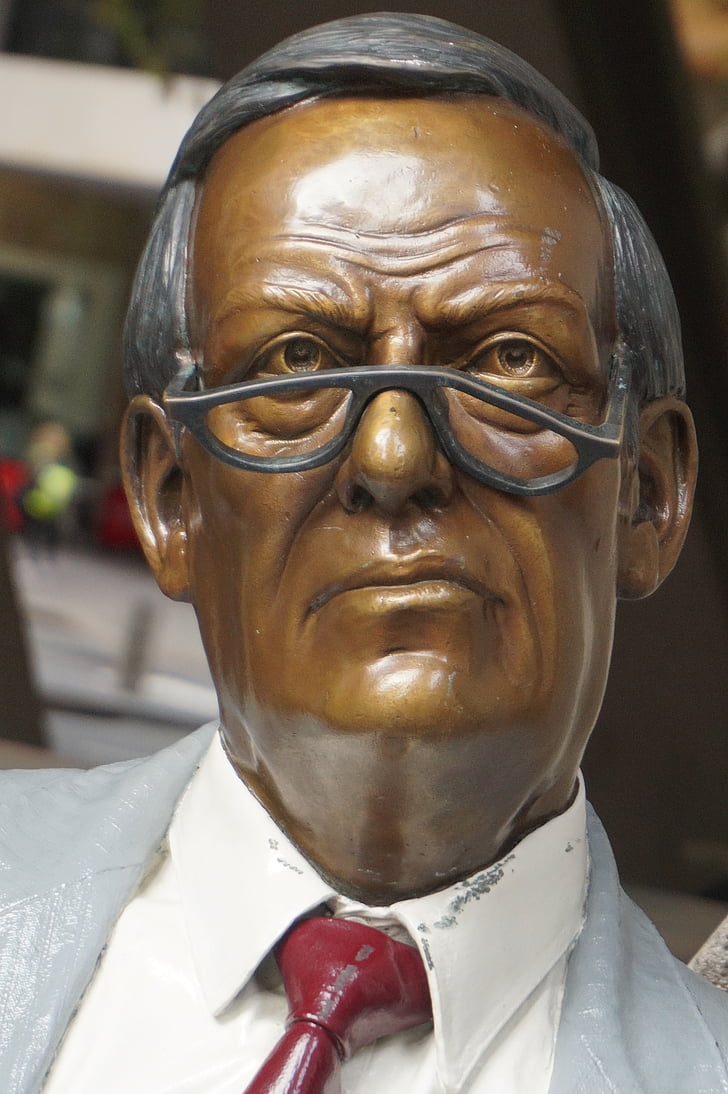 estatua de, Sydney, banquero, hombre de negocios, personas