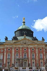 Potsdam, Castle, épület, történelmileg, Németország, Nevezetességek, turisztikai látványosságok