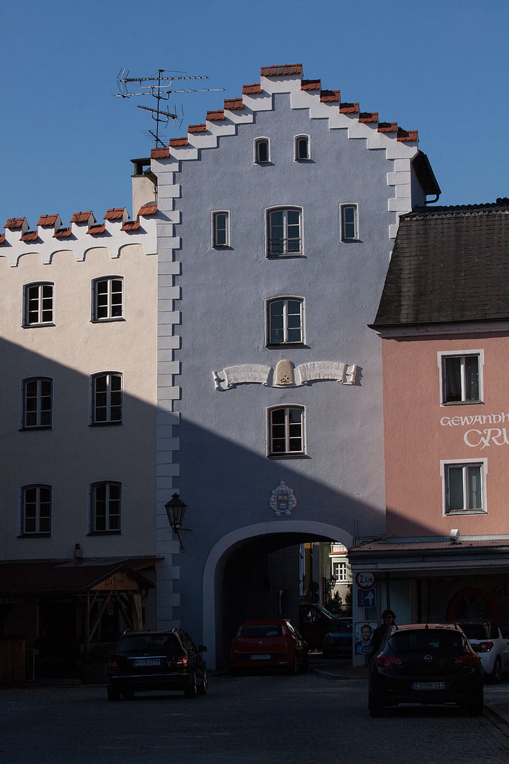 city tower, goal, townhouses, albuquerque nm, altbayerisch, upper bavaria, germany