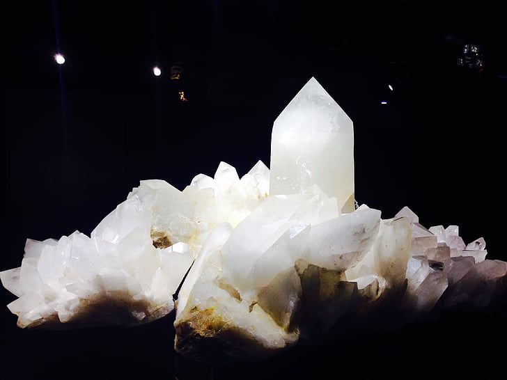 bergskristall, semi precious stone, stenar, vit, Treasure, Mountain, ljus