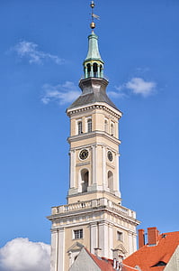 tower, the town hall, town hall tower, architecture, luxury, the old town, the market