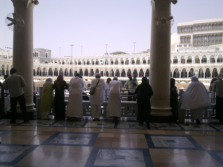 moskén, islamiska, Saudiarabien, Makkah, muslimska, Masjid, personer