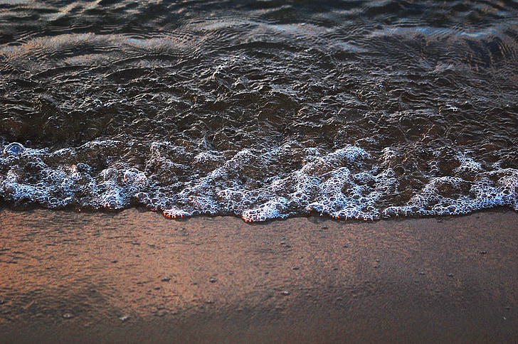 wave, sea, ocean, water, sea water, beach, blue