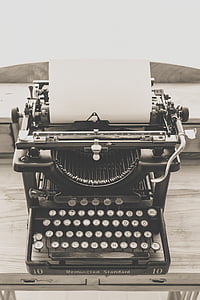 kirjutusmasin, Vintage, vana, Vintage kirjutusmasin, retro, tüüp, Antiik