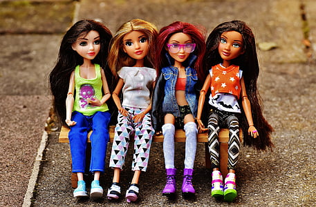 girl, girlfriends, friendship, clique, doll, pretty, face