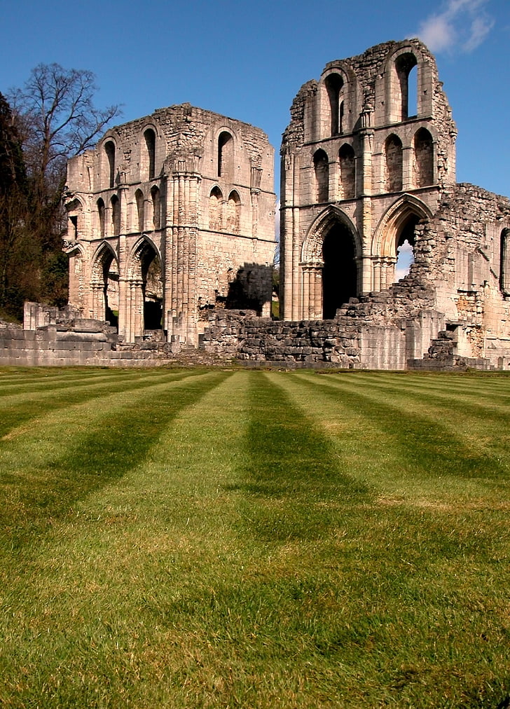 Ruin, Abbey, arkkitehtuuri, antiikin, rakennus, vanha, Englanti