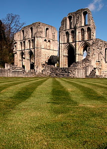 ruin, Abbey, arkitektur, gamle, bygning, gamle, England