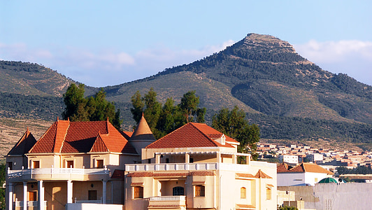 Tebessa, Cezayir, Amazigh, chaoui, dağlar, tepeler, Villa