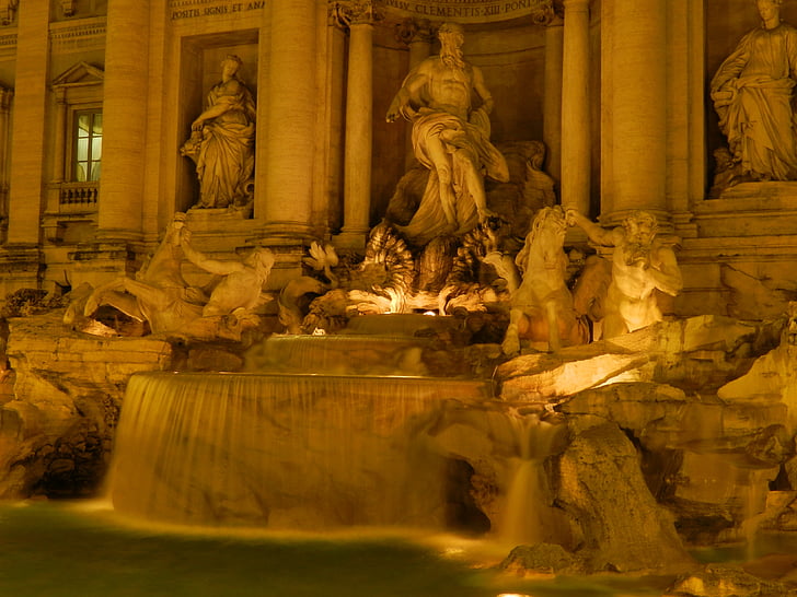 Fontana, di Trevi, Rzym